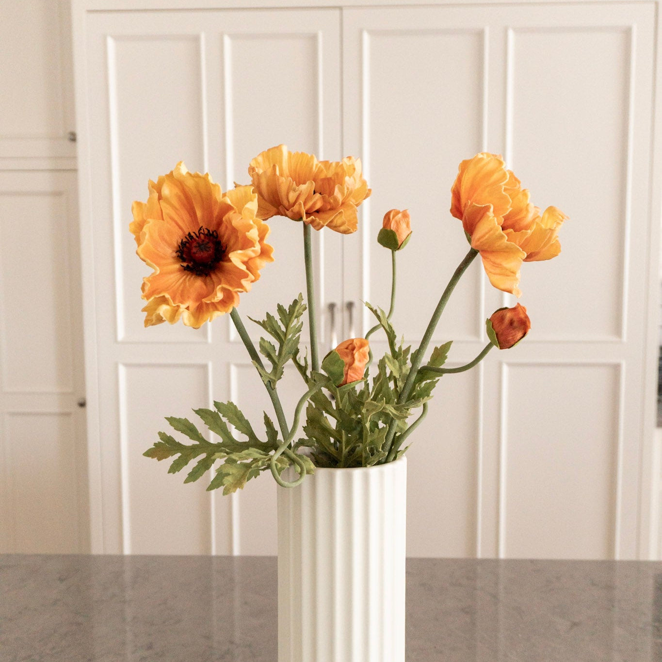25.5" Light Orange Poppy Pairing