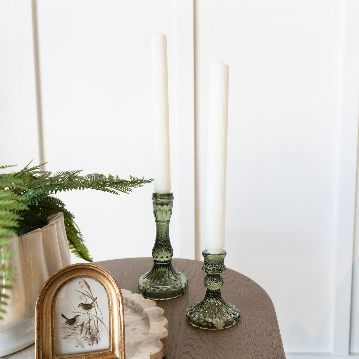Gillian Candlestick Green