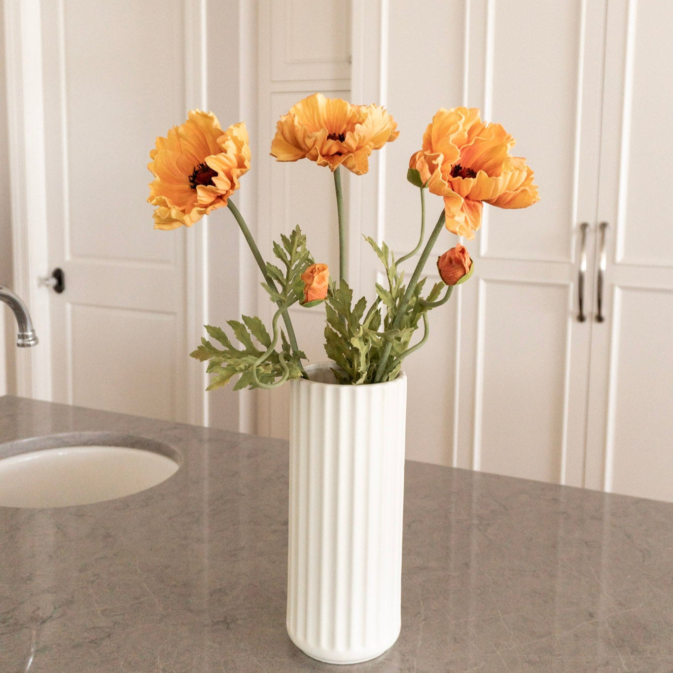 25.5" Light Orange Poppy Pairing