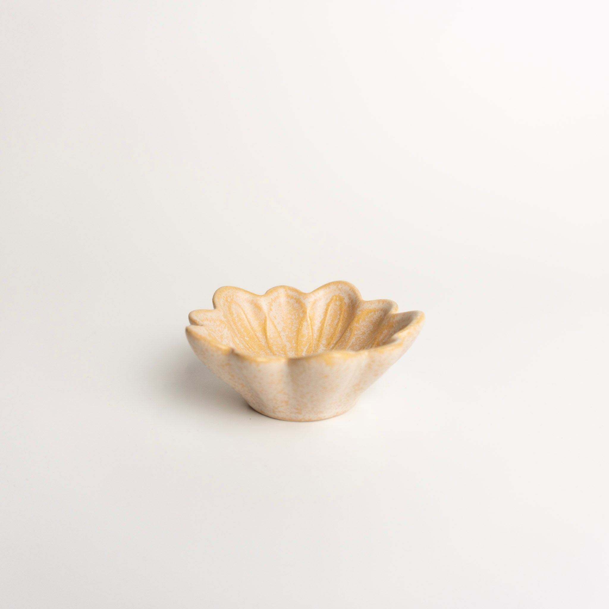 Honey Brown Flower Dish