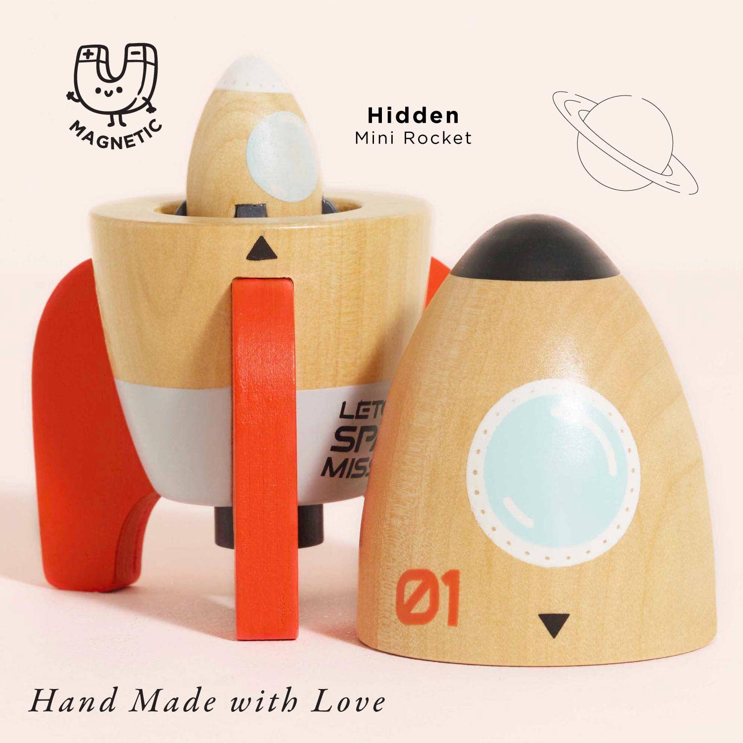 Magnetic Space Rocket Duo