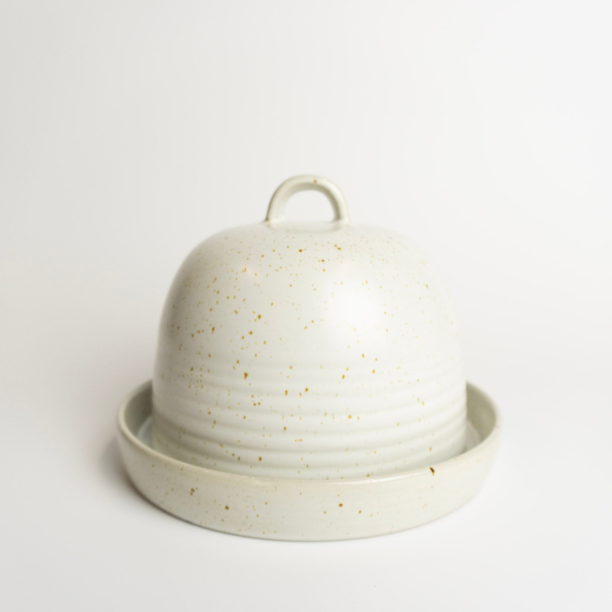 Round Ceramic Butter Dish