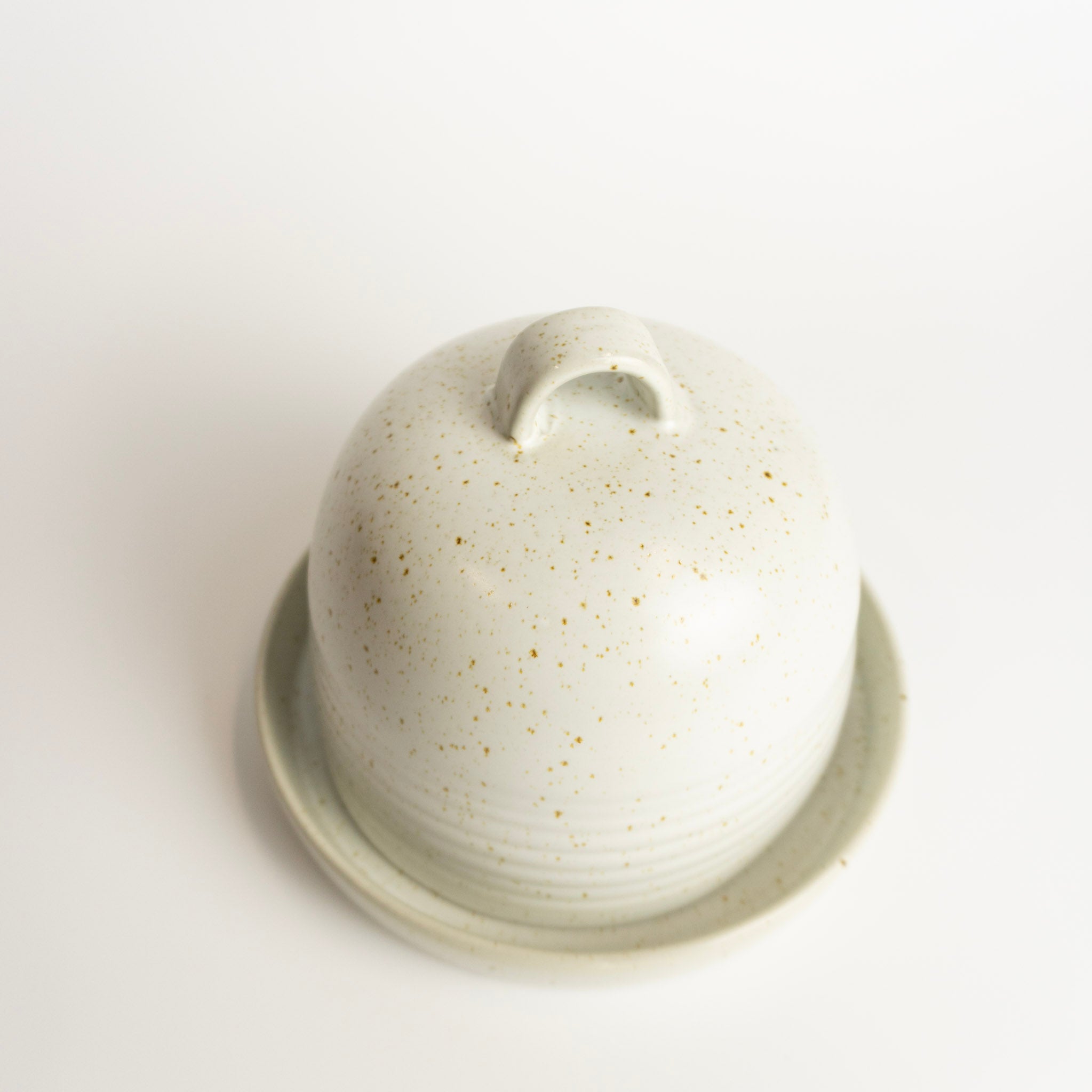 Round Ceramic Butter Dish