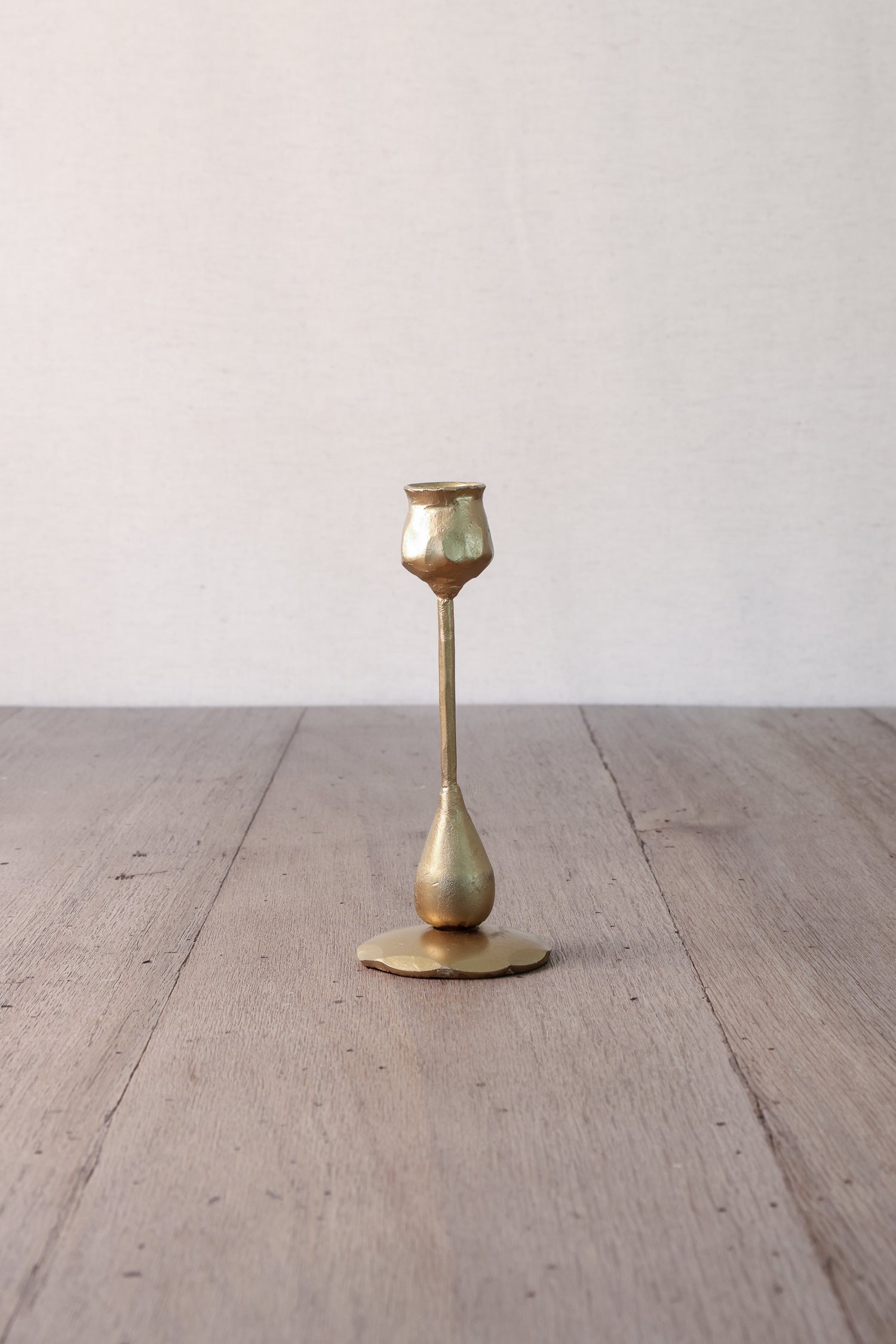 Hand-Forge Gold Candlesticks