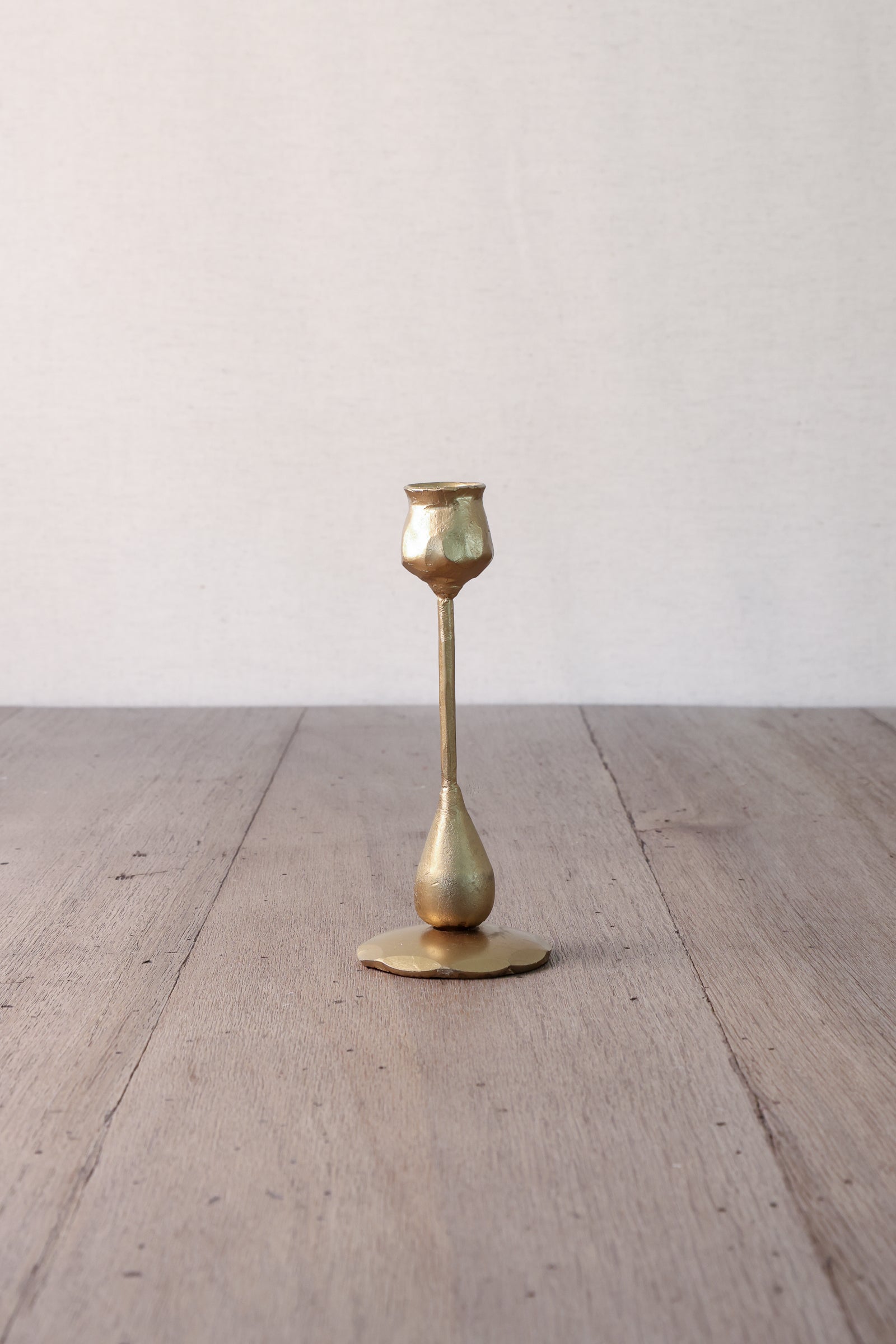 Hand-Forge Gold Candlesticks