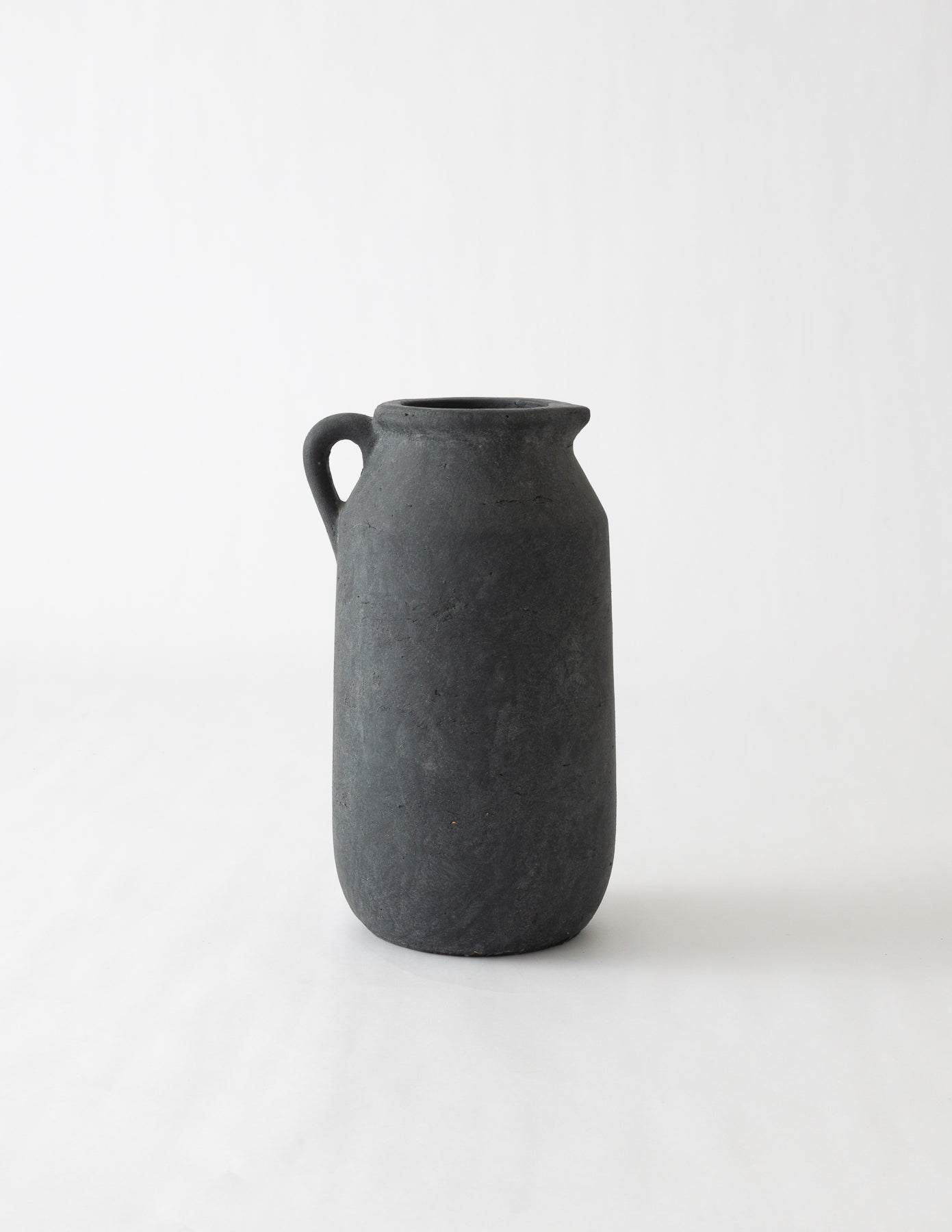 Charcoal Handle Vase - 10"