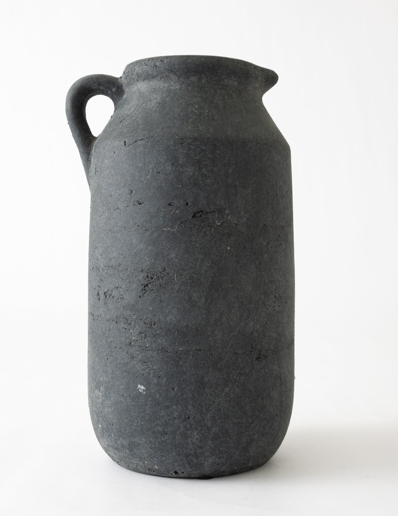 Charcoal Handle Vase - 10"