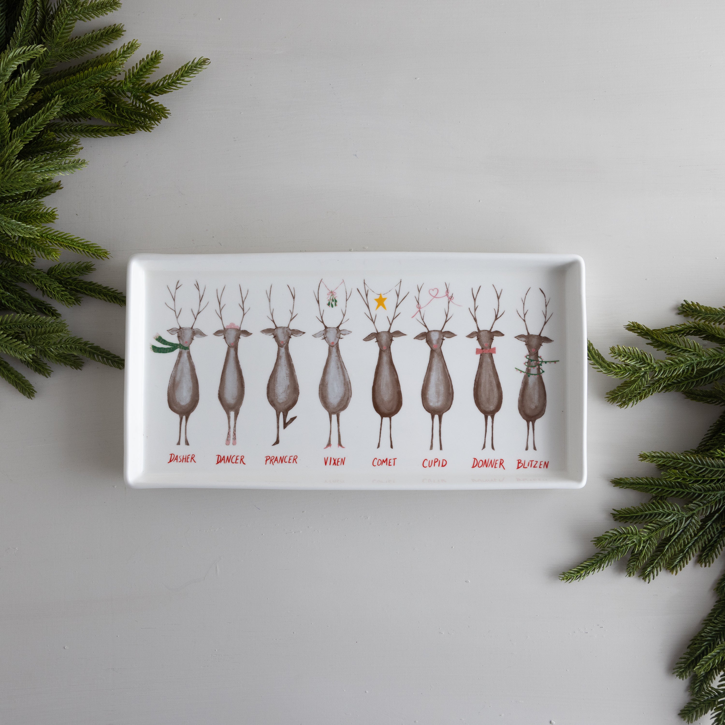 Reindeer Serving Plate