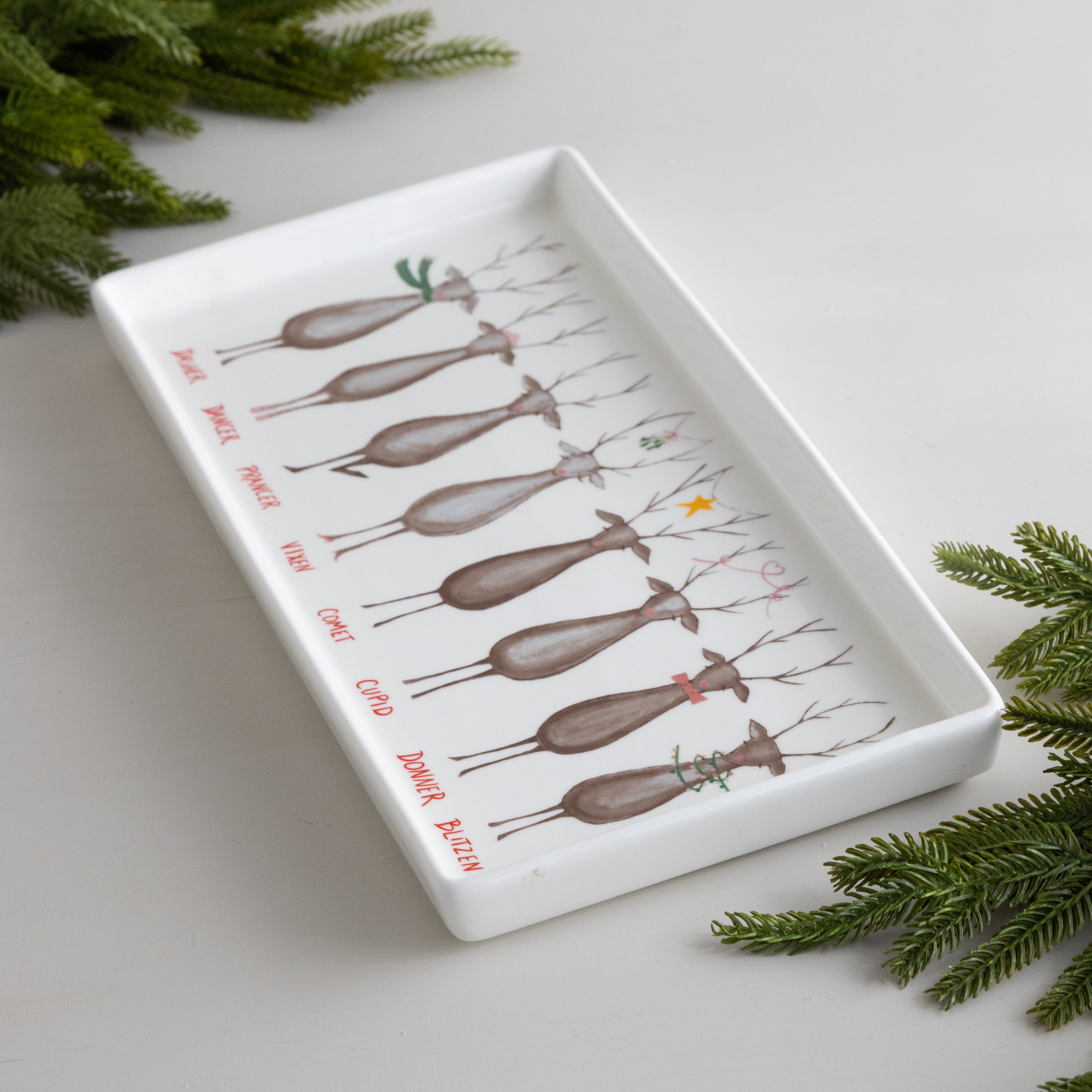 Reindeer Serving Plate