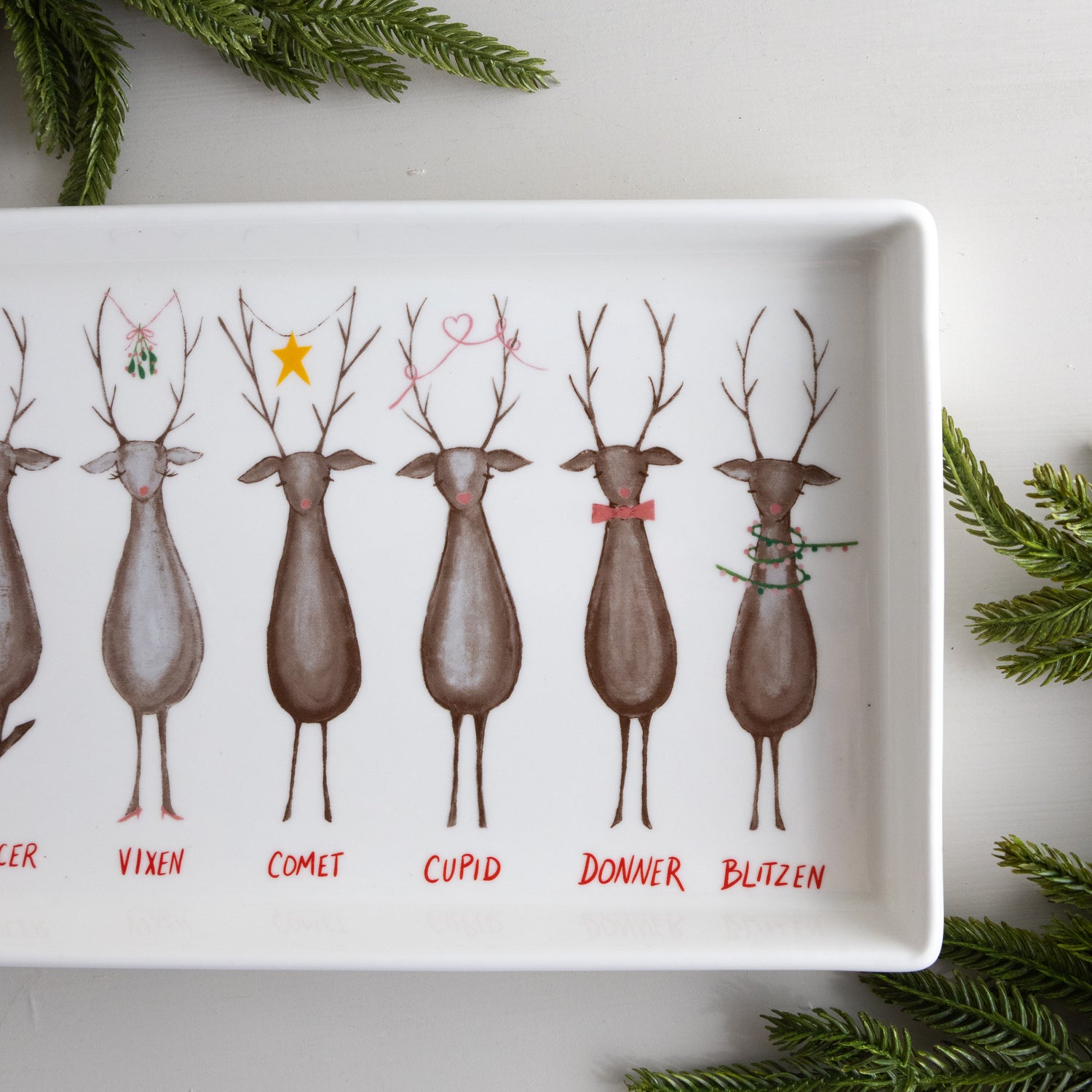 Reindeer Serving Plate