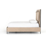 Leigh Upholstered Queen Bed - Palm Ecru | ready to ship!