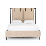 Leigh Upholstered King Bed - Palm Ecru | ready to ship!
