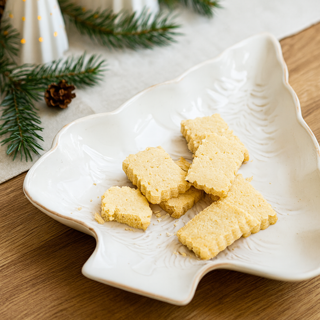 Stoneware Tree Shaped Plate