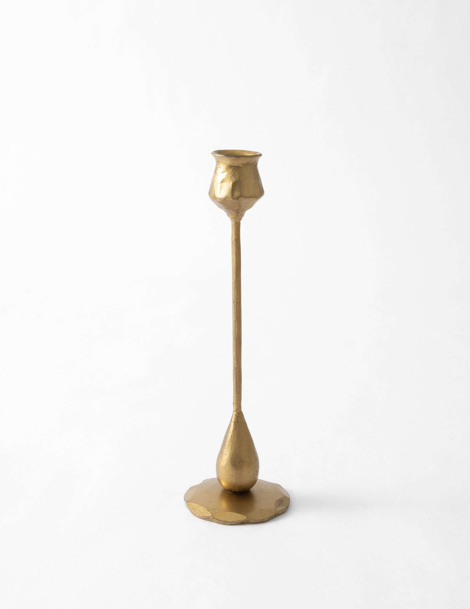 Hand-Forge Gold Candlesticks