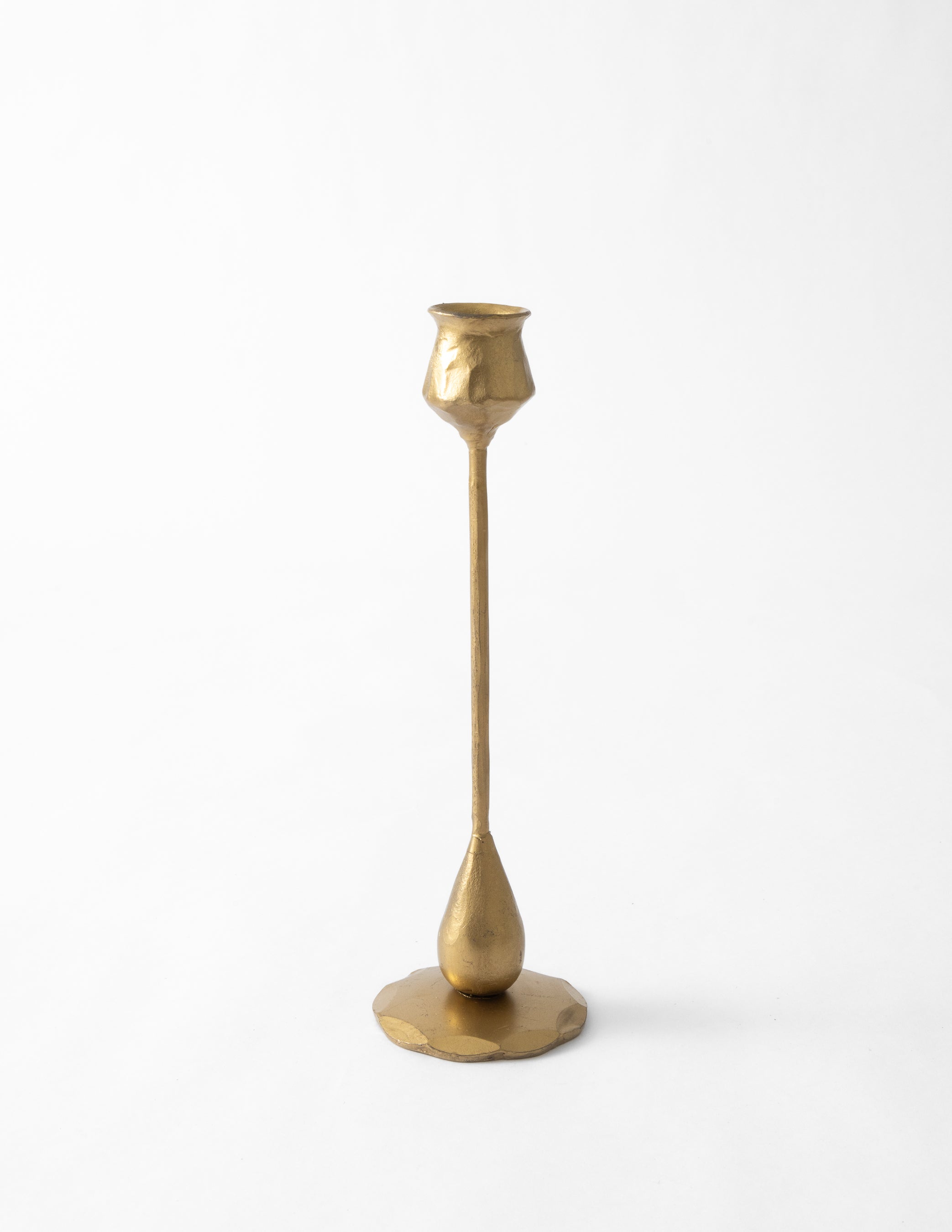 Hand-Forge Gold Candlesticks