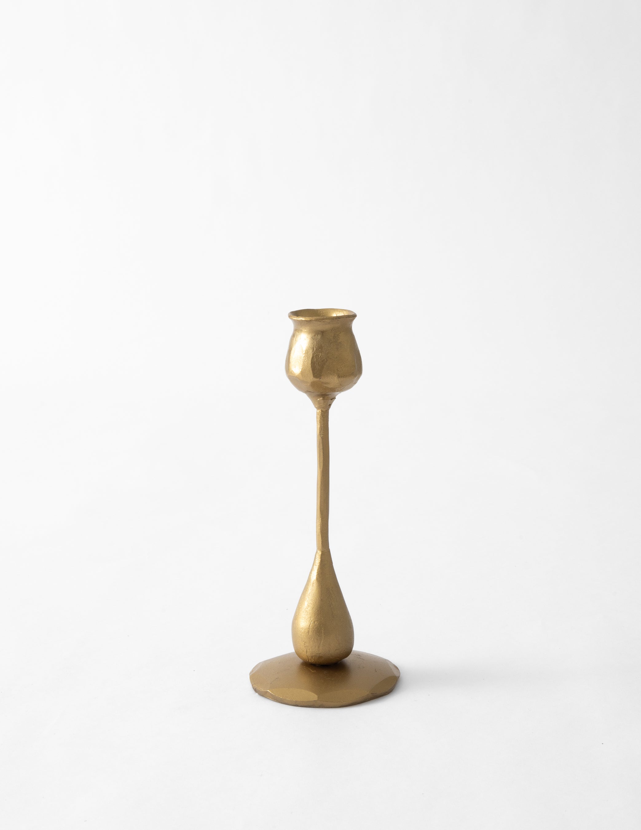 Hand-Forge Gold Candlesticks