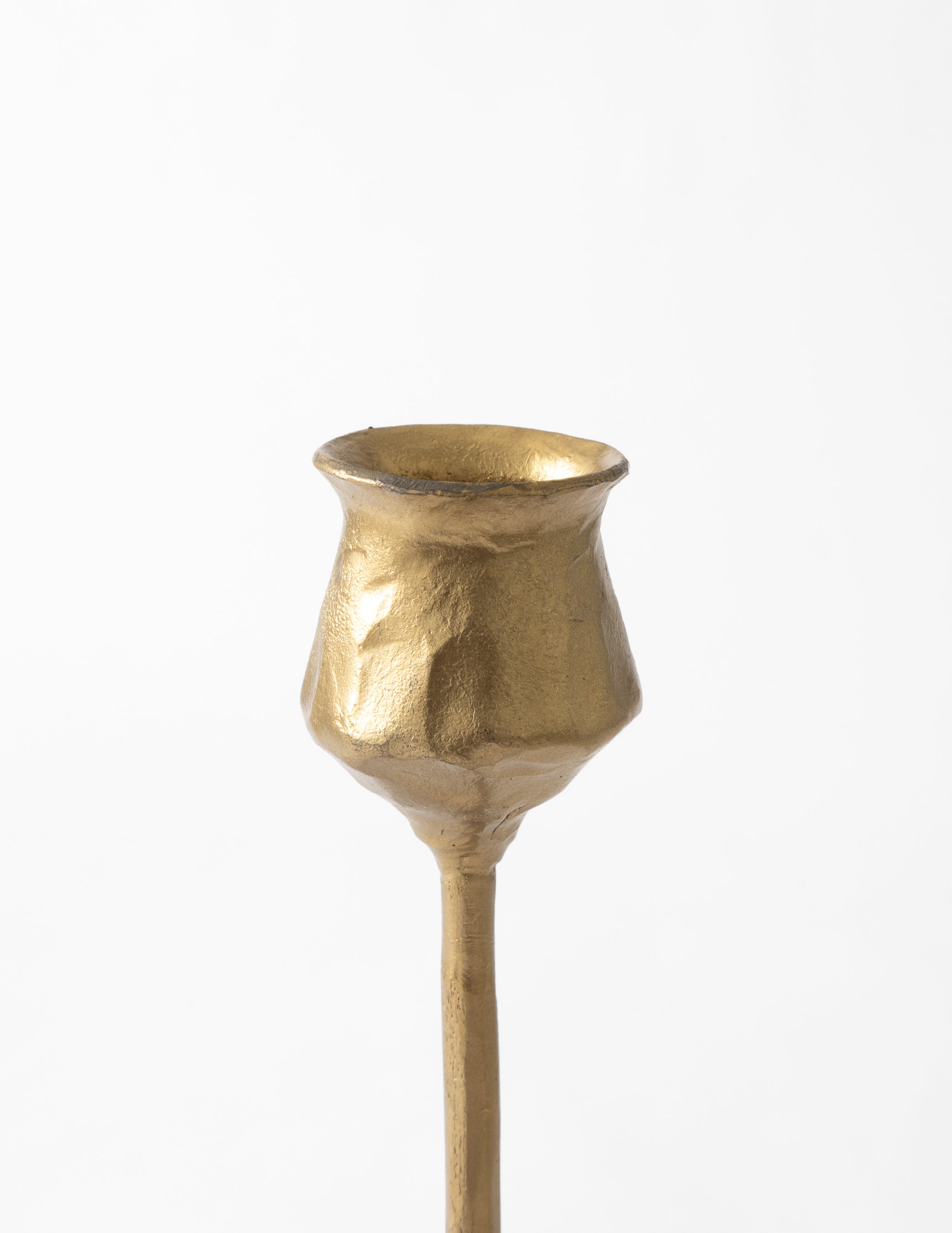 Hand-Forge Gold Candlesticks