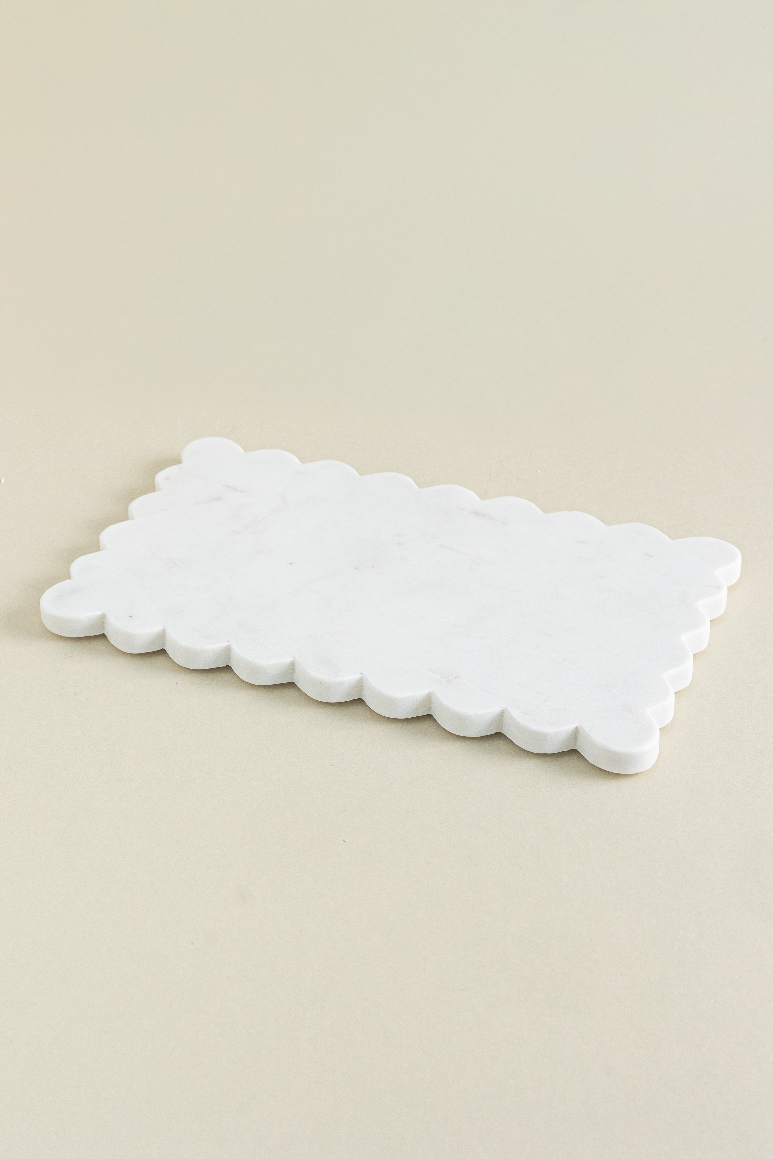 Scalloped Edge Marble Board