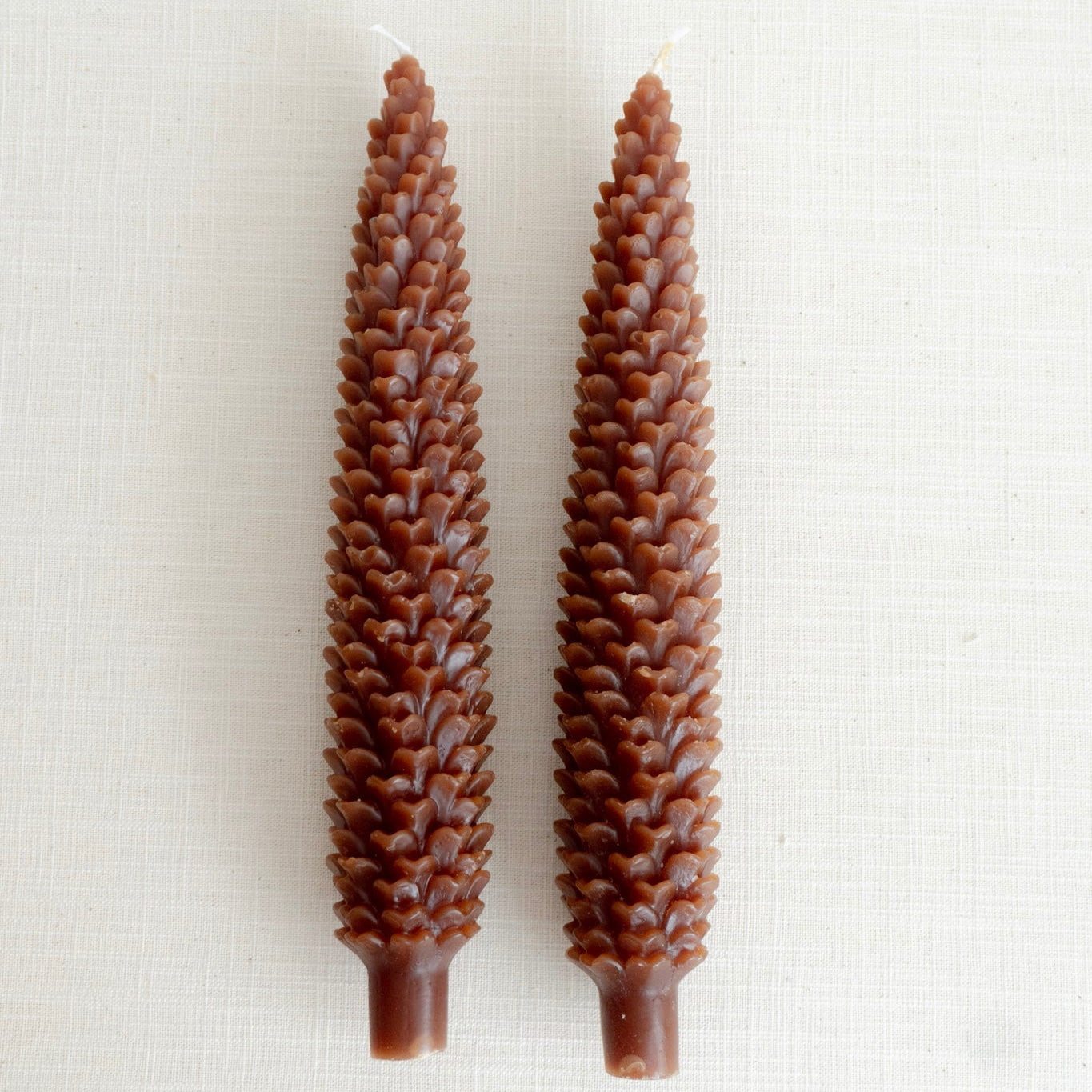 10" Pinecone Taper Candle
