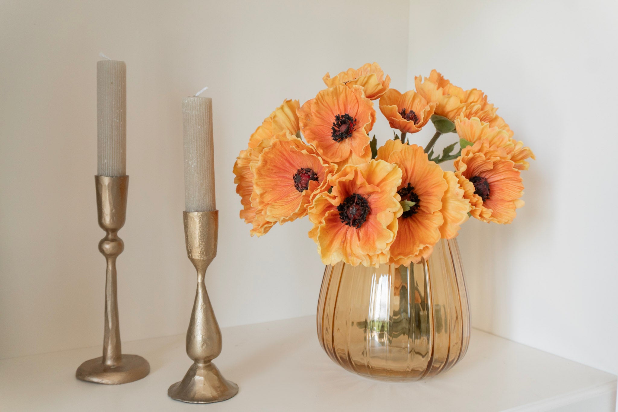 12.5" Light Orange Poppy Bundle