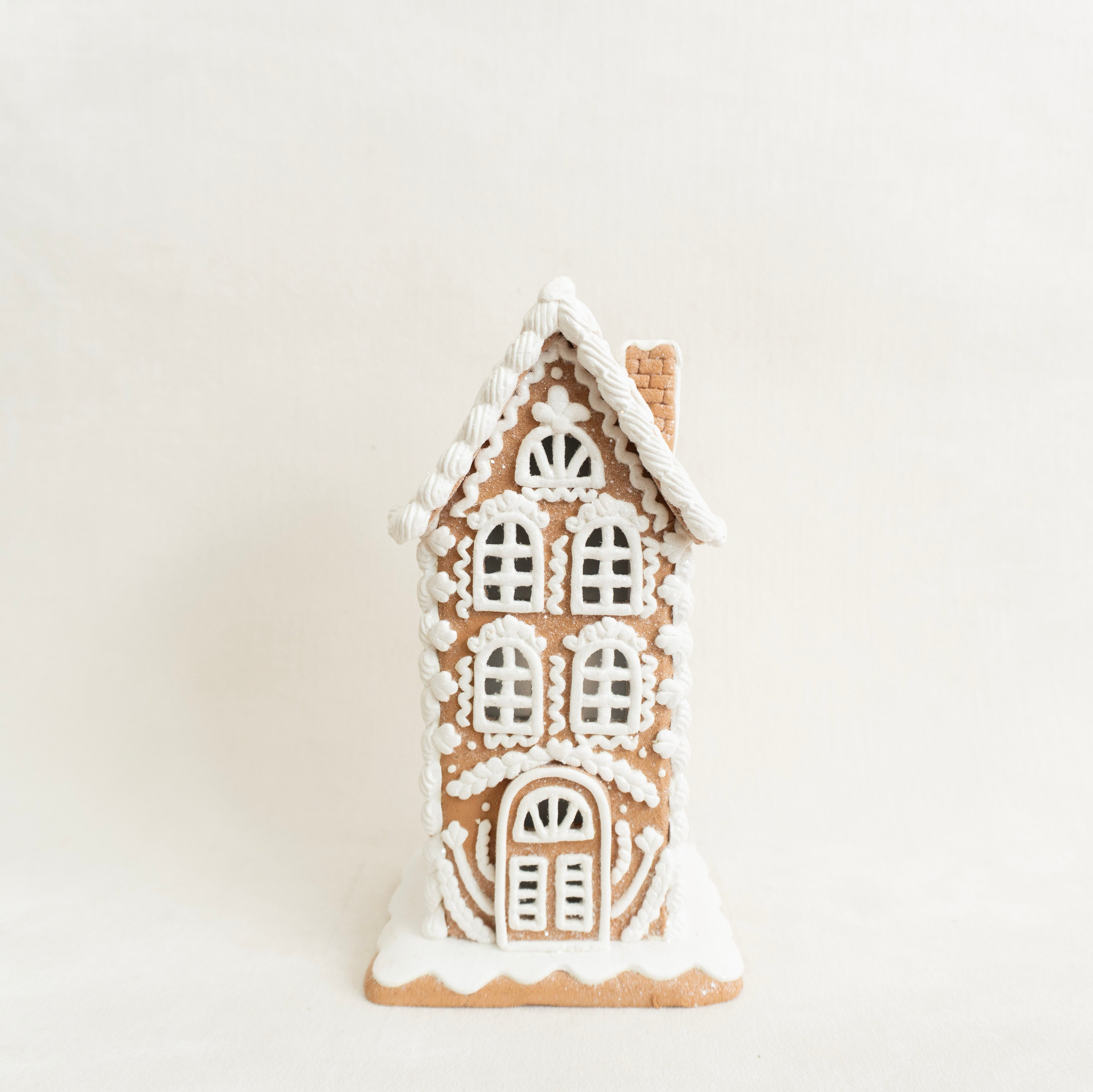 10" Lighted Gingerbread House