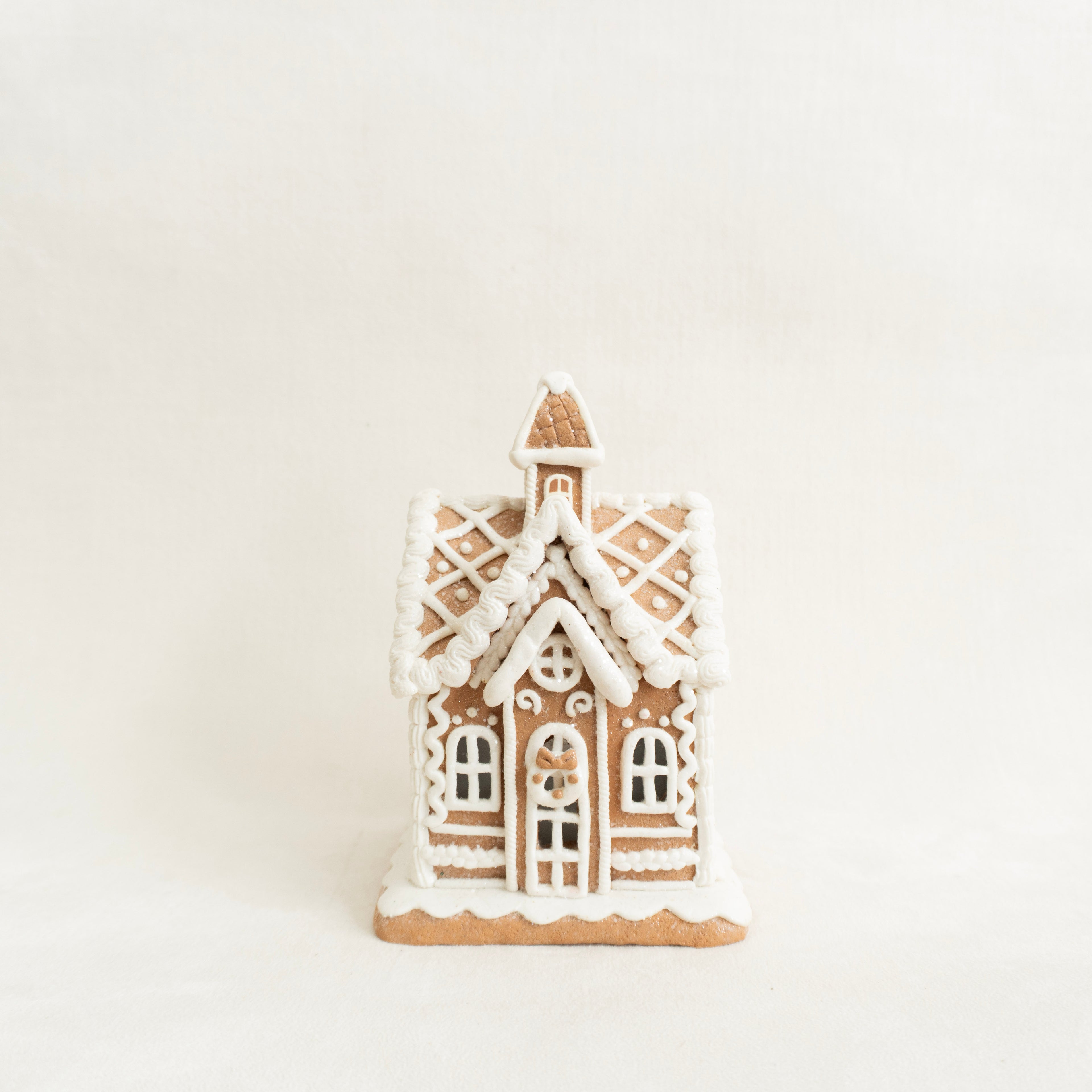 7.75" Lighted Gingerbread House
