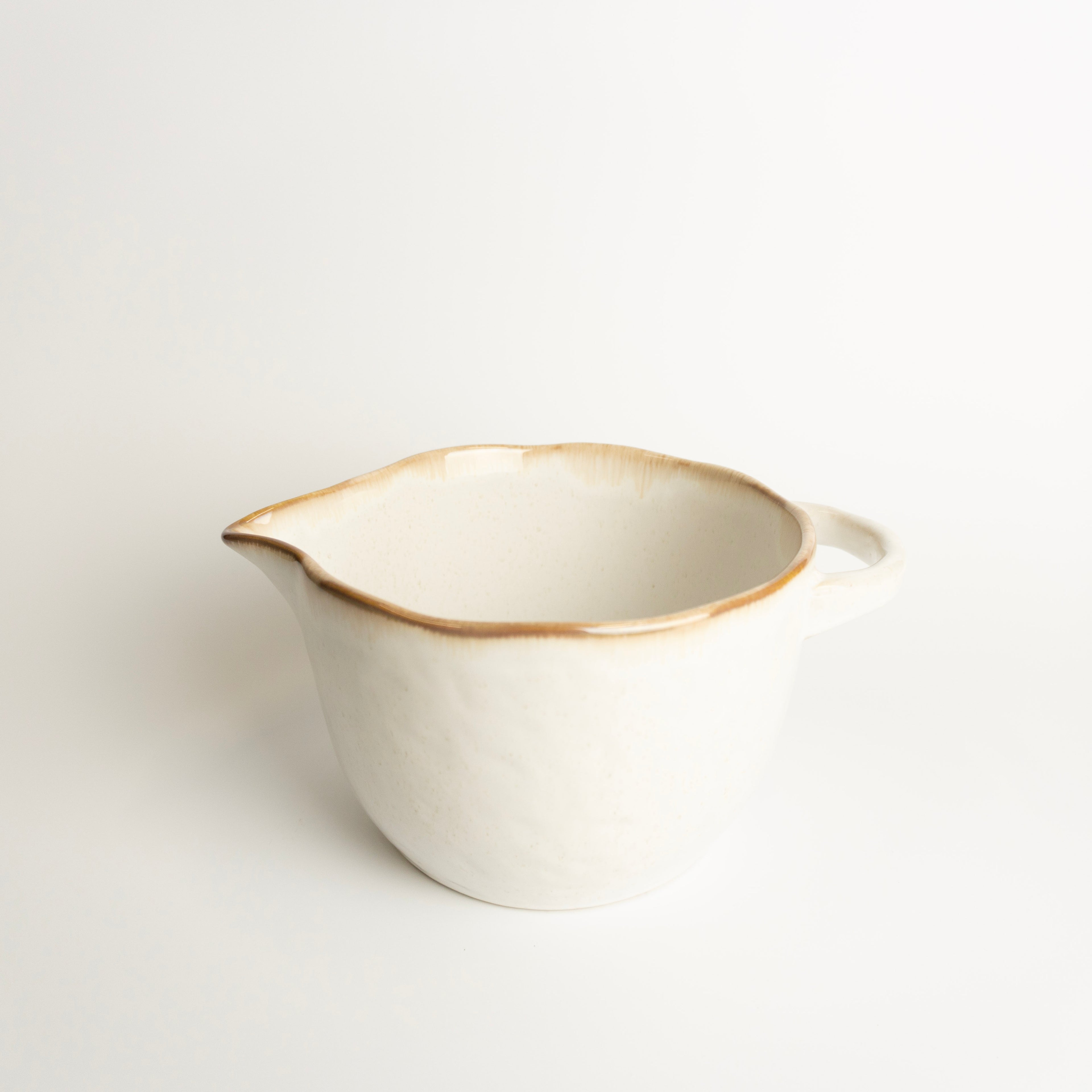 White Ceramic Mixing Bowl