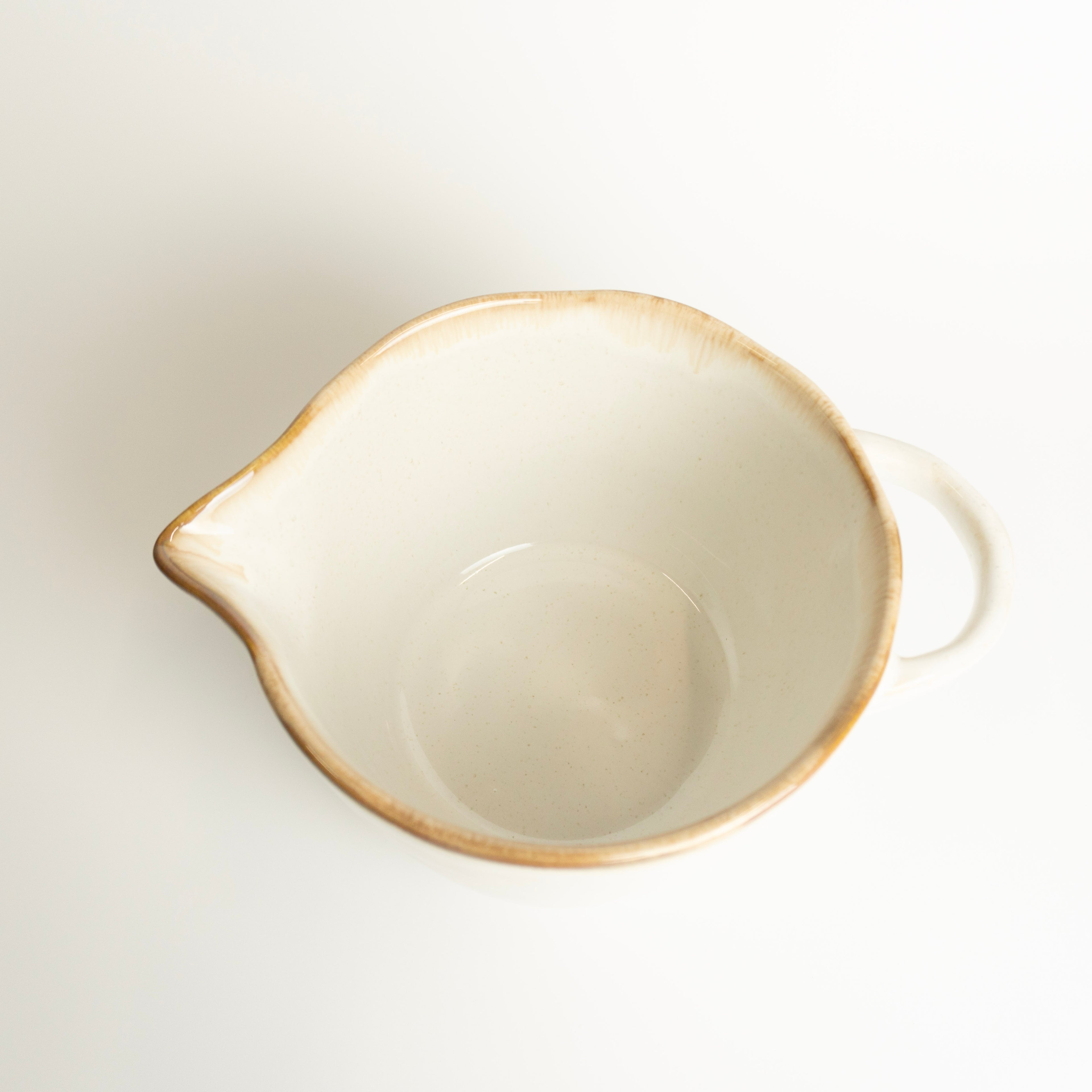 White Ceramic Mixing Bowl