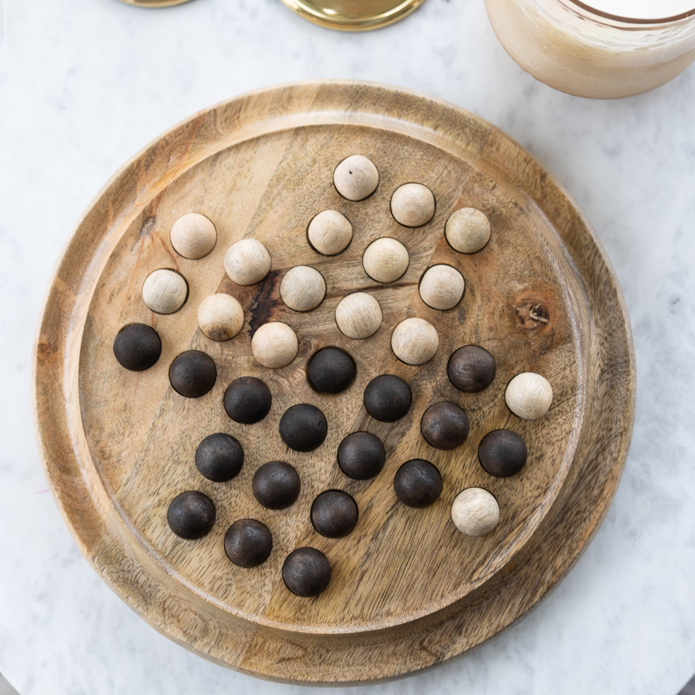 Wood Chinese Checker Set