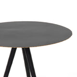 Trula End Table - Rubbed Black | shipping 5/21/2024