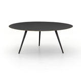 Trula Round Coffee Table - Rubbed Black | shipping 7/5/2024