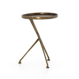 Schmidt Accent Table - Raw Antique Brass | ready to ship!