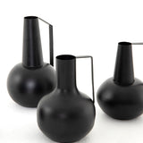 Aleta Vases, Set Of 4 - Iron Matte Black | ready to ship!