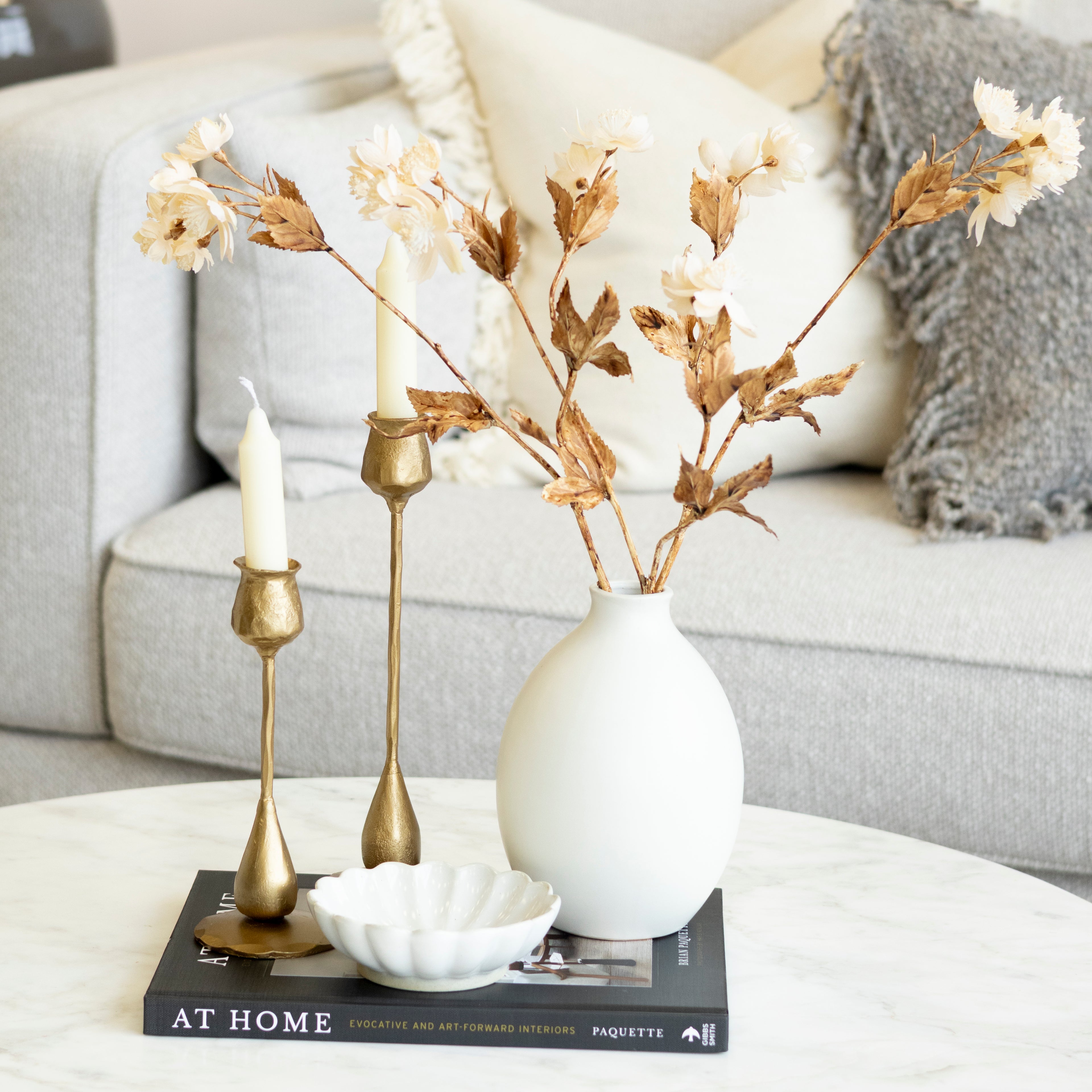 Matte Teardrop Vase