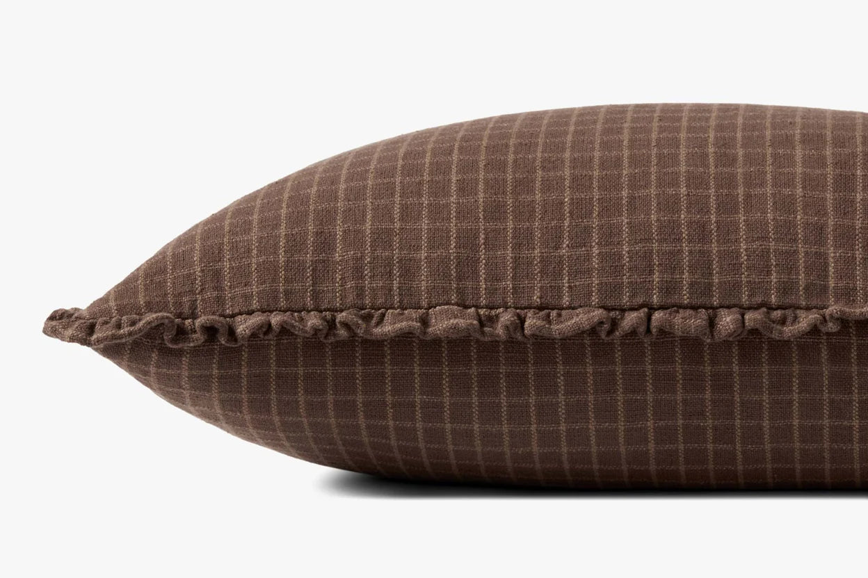 16x26 Dinah Down Pillow Chocolate