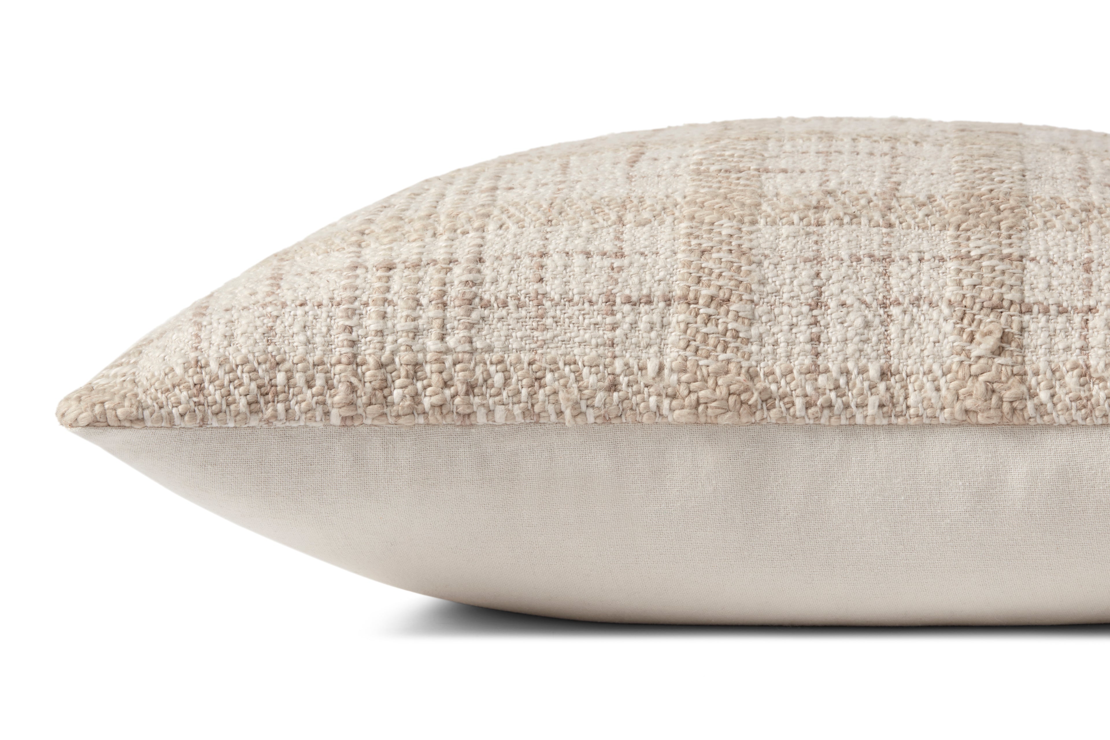 18" Down Pillow Ivory/Beige