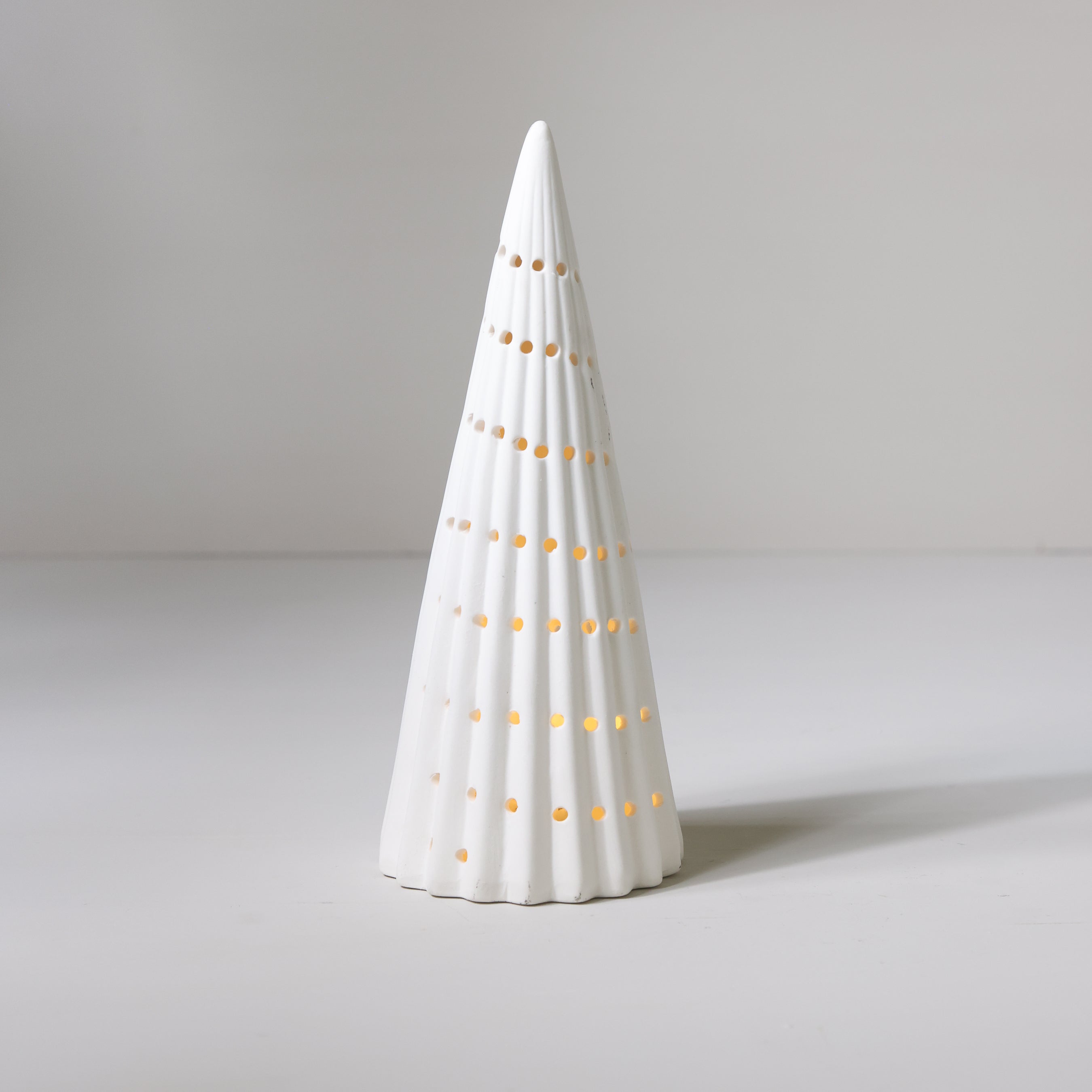 Matte White Lighted Trees