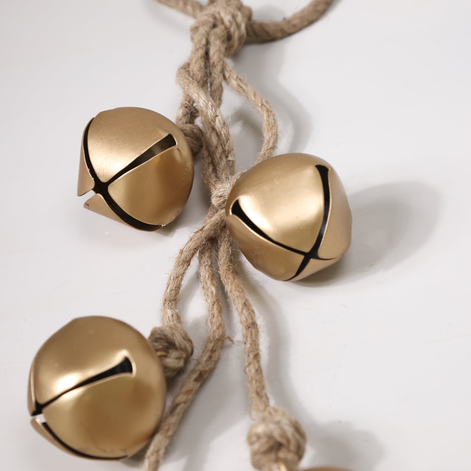 24" Antique Bell w/Jute Hanger