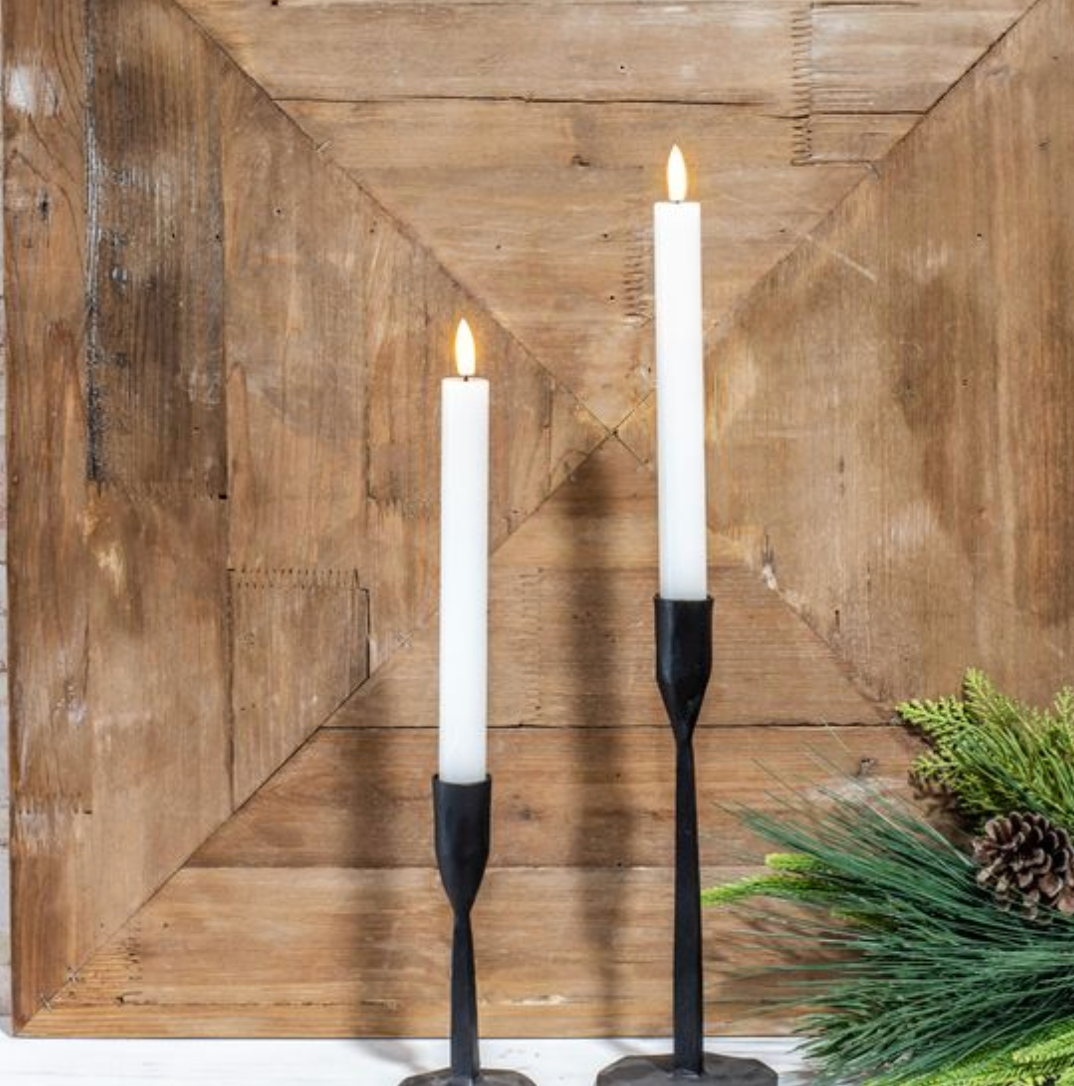 LED Taper Candles - Set of 2