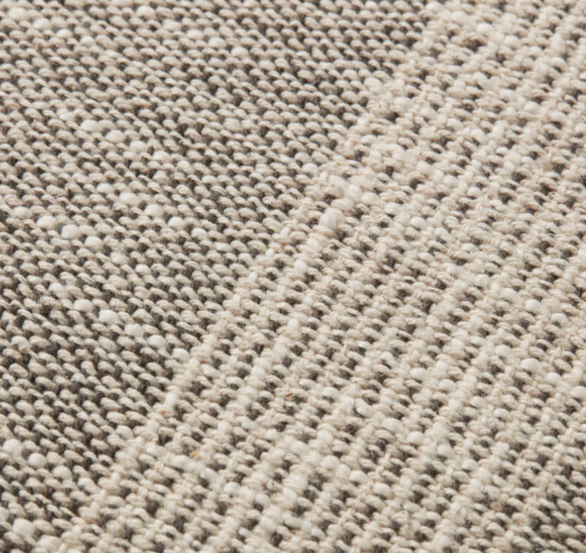 18" Down Pillow Charcoal/Ivory