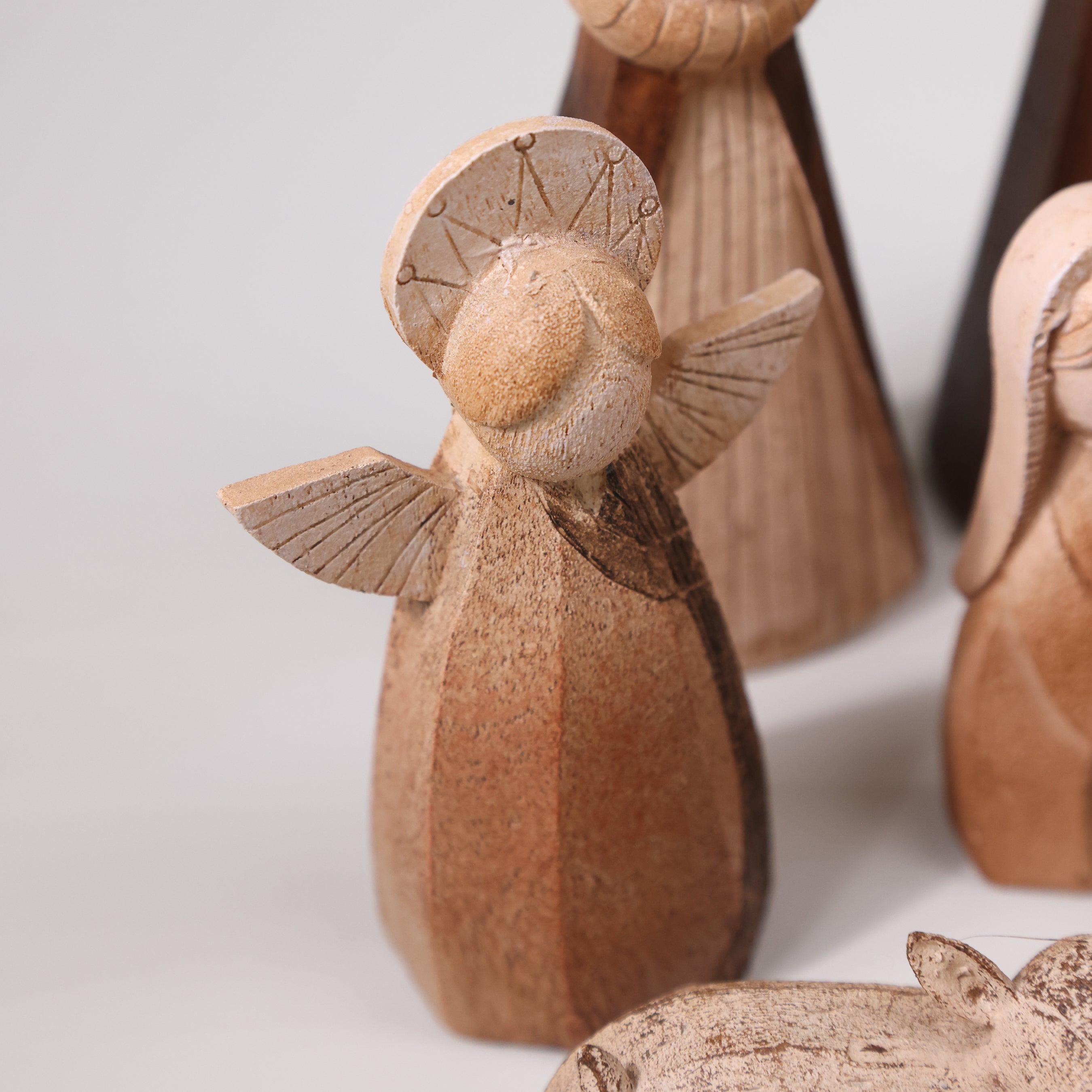 11 Piece Wood Nativity