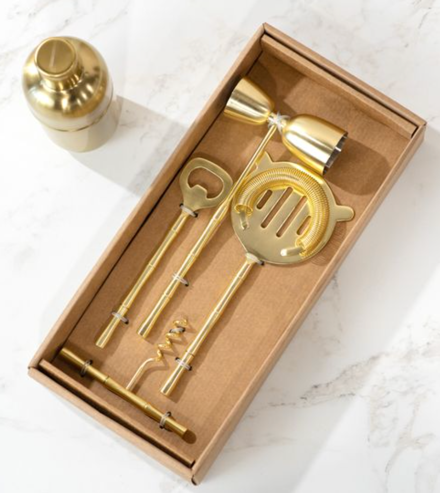 Four-Piece Gold Bar Set