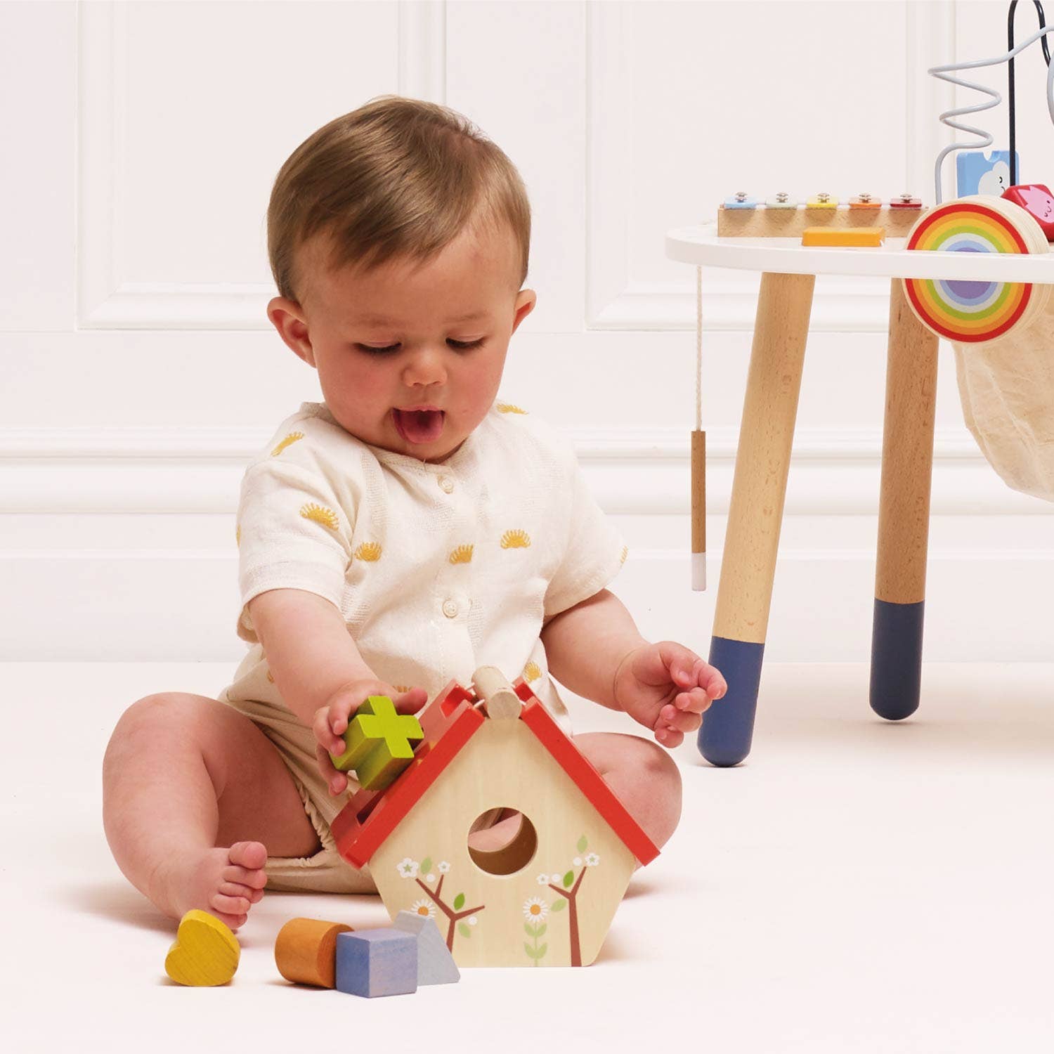 Woodland Bird House Shape Sorter