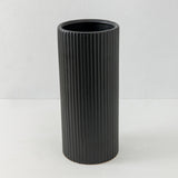 Fluted Cylinder Vase