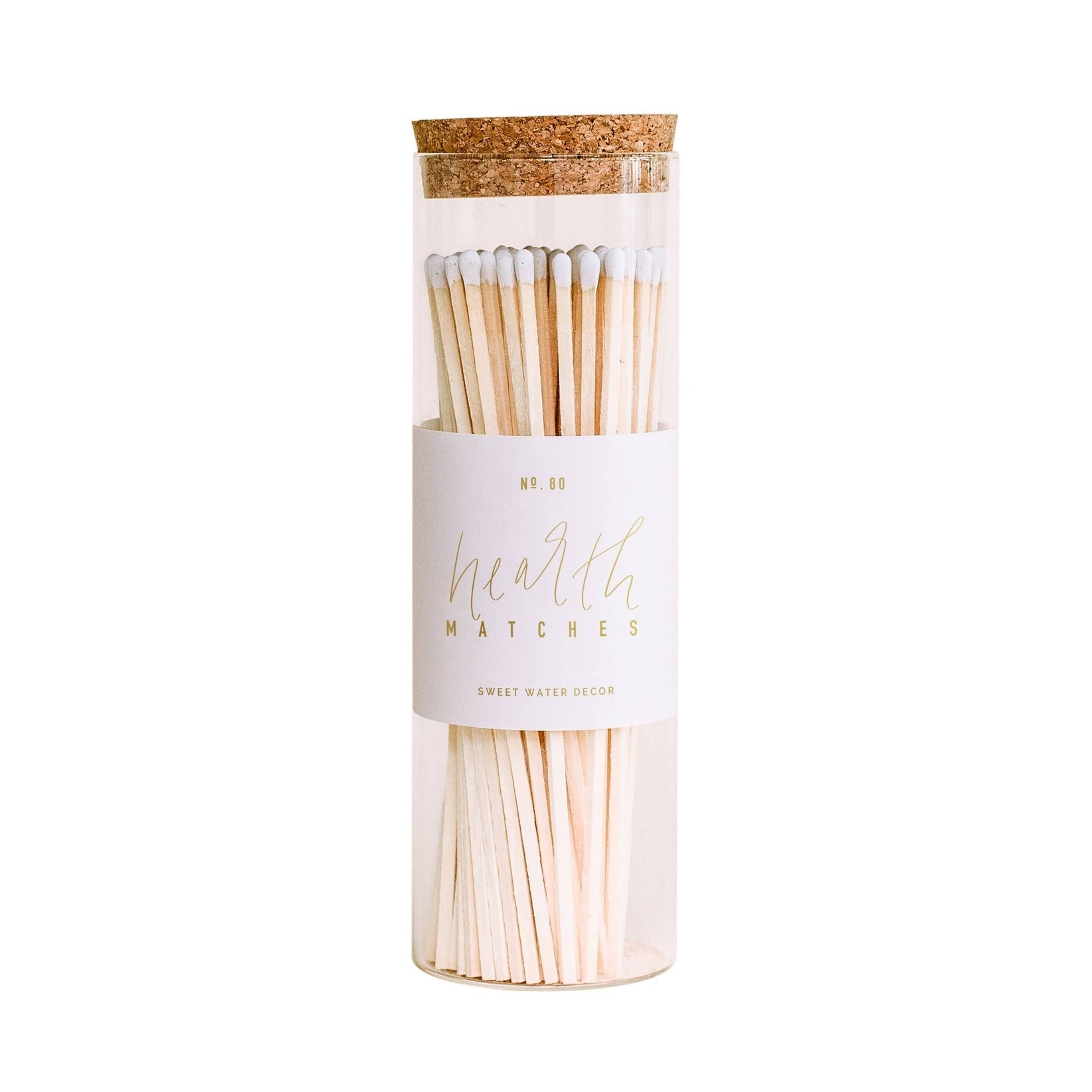 Hearth Matches in Glass Jar