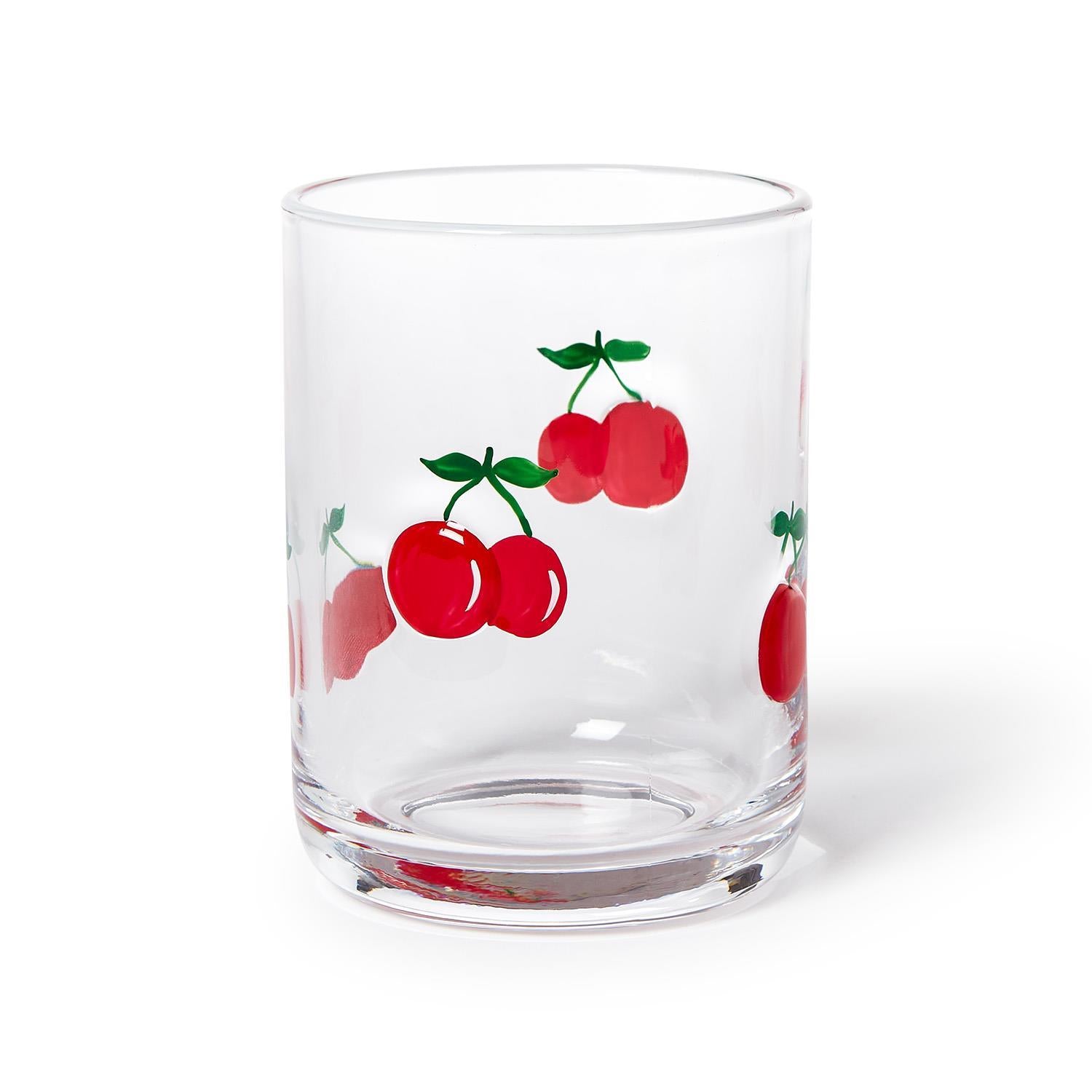 Cherry Old Fashion Glass