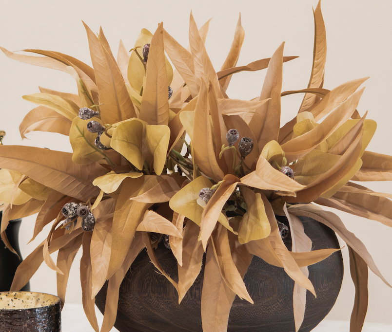 Blade Eucalyptus Bush Taupe