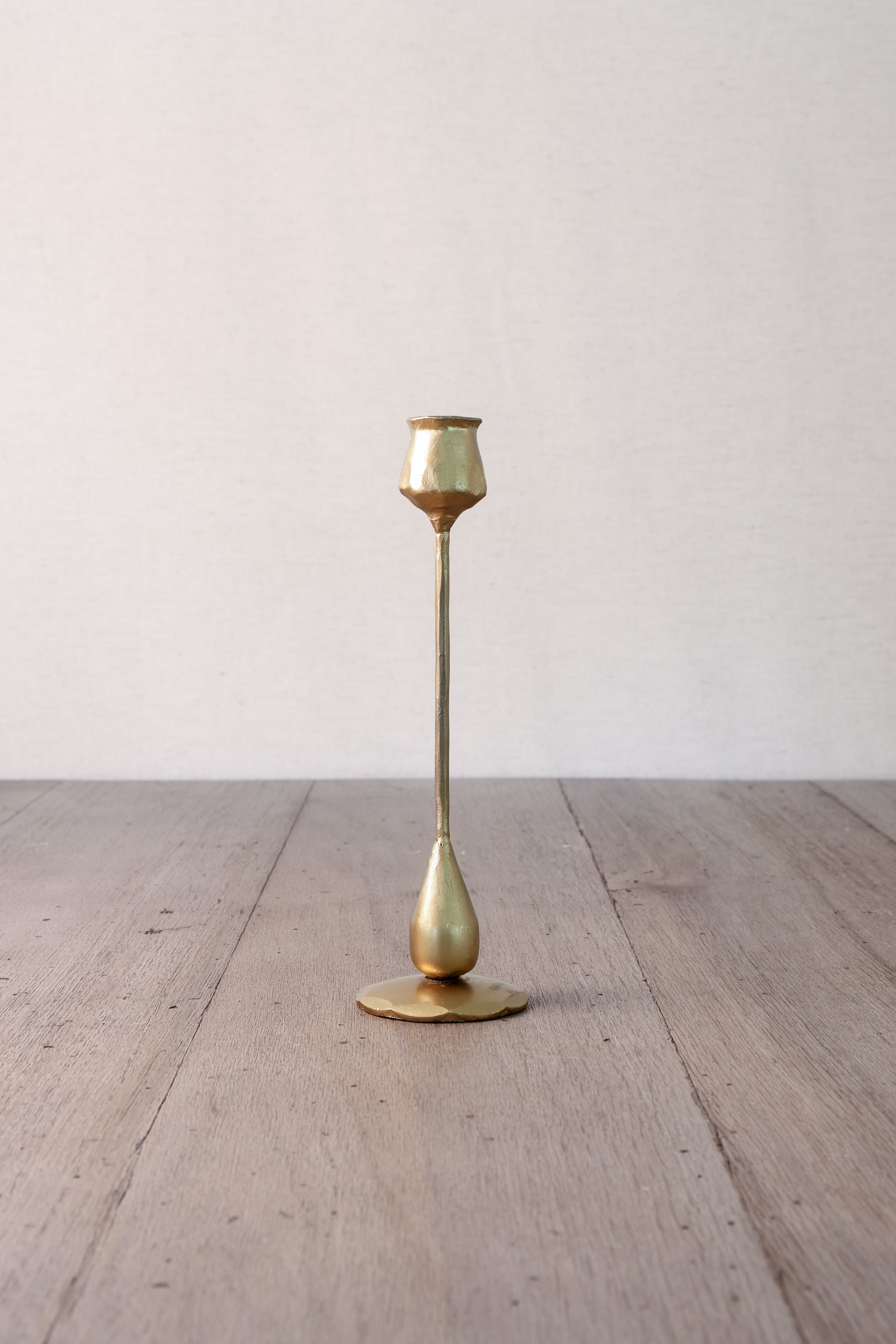 Hand-Forge Gold Candlesticks
