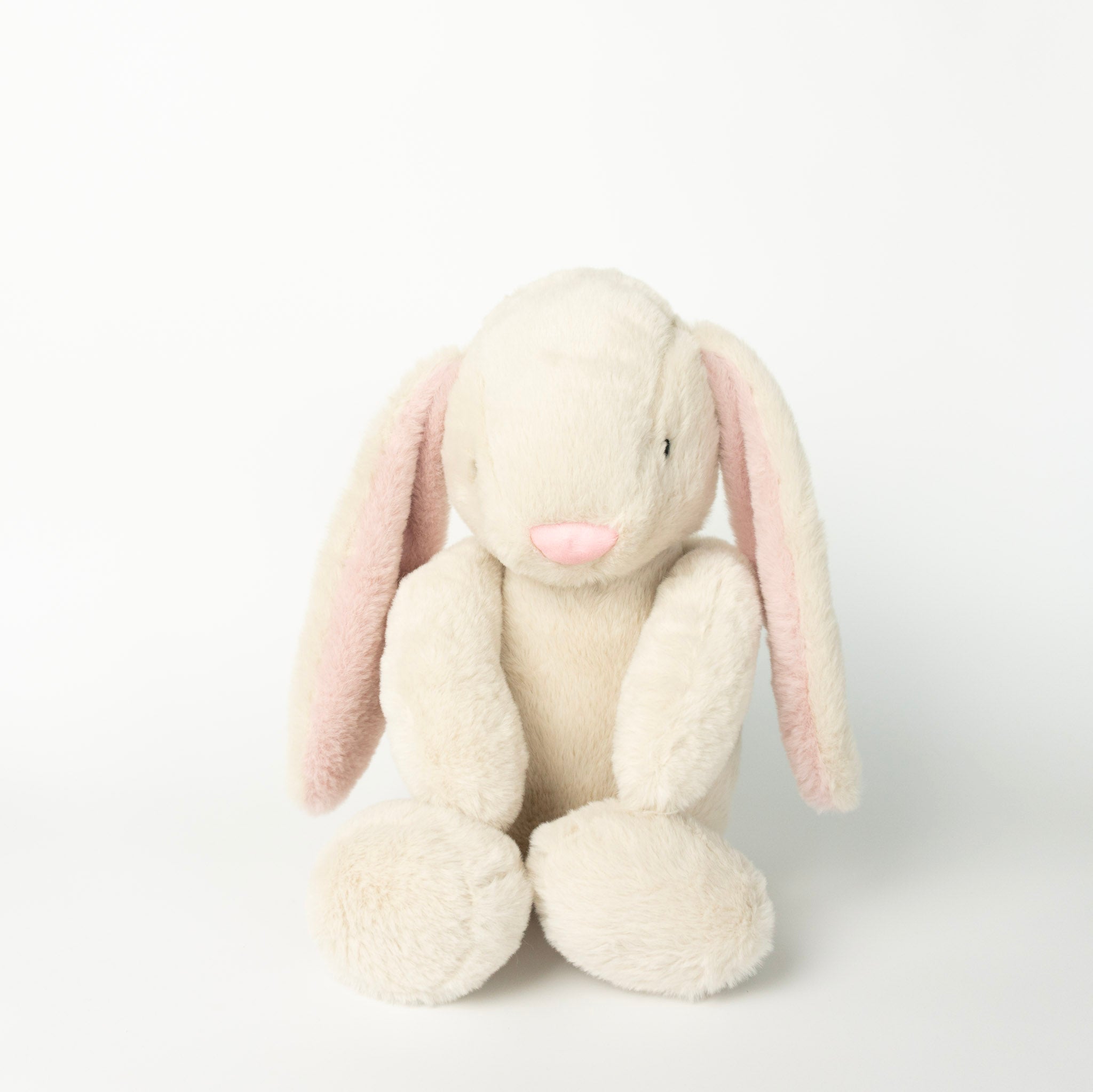 Sand & Pink Plush Bunny