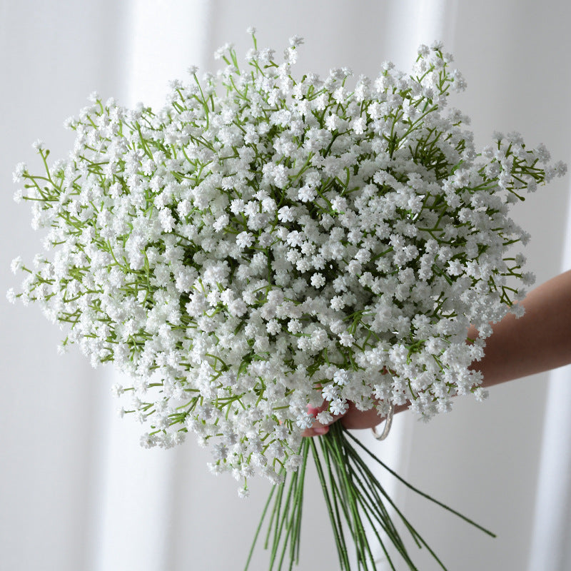 26" Soft Touch White Babysbreath